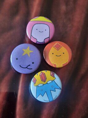 Adventure Time Pin Back Button Set